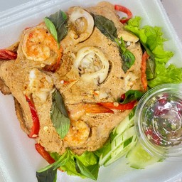 ข้าวราดไข่ข้นทะเล