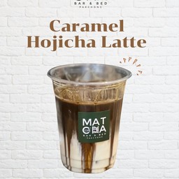 *Caramel hojicha latte, Uji