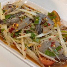 ตำกุ้งสด