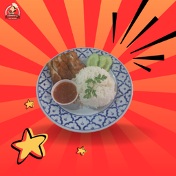 ข้าวหน้าไก่ทอด