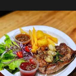 สเต็กสันคอหมู