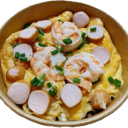 ข้าวหน้าไข่ข้น/Condensed egg on rice