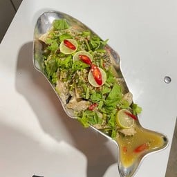 ปลาแรดนึ่งมะนาว