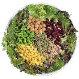 สลัดถั่วหลากสี L