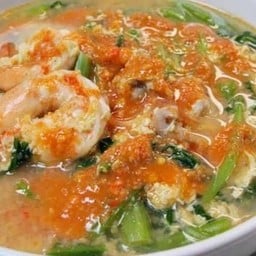 สุกี้ทะเล กุ้ง หมึก