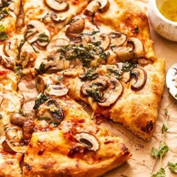 MUSHROOM PIZZA LARGE พิซซ่าเห็ด ใหญ่