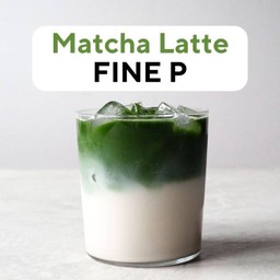 Matcha latte (fine-p)