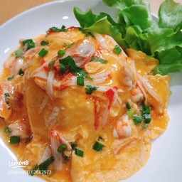 ข้าวไข่ข้นปูอัด