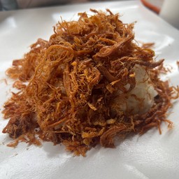ข้าวเหนียวหมูฝอย
