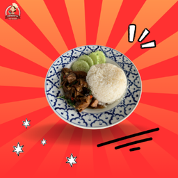 ข้าวกะเพราหมูตุ๋น