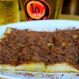 โรตีกล้วย+ไข่+ไมโล