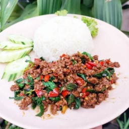 ข้าวกะเพราหมูสับ