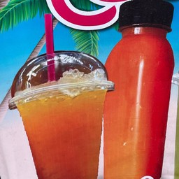 น้ำส้มสดเย็น