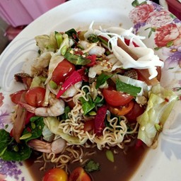 ตำมาม่าทะเล