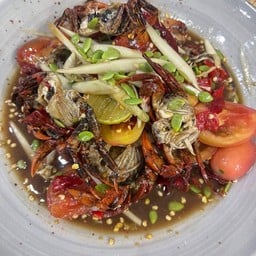 ตำปลาร้าปูนานึ่ง