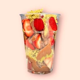 ดูไบสตรอว์เบอร์รี่คัพแก้วใหญ่ (สตรอว์เบอร์รี่200g)