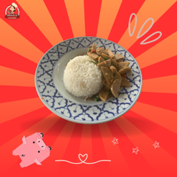 ข้าวกะเพราหมูยอ