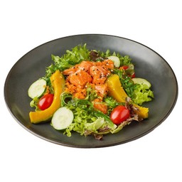 สลัดแซลมอนสดวาซาบิ