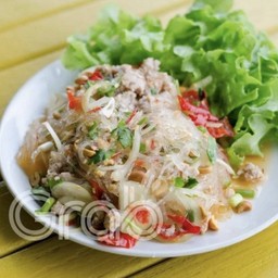 ยำวุ้นเส้นหมูสับ