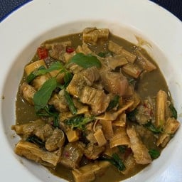 หมกหน่อไม้ชัยภูมิหมูสามชั้นคั่ว