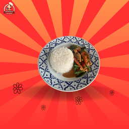 ข้าวราดผัดพริกแกง