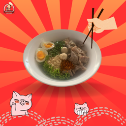 ก่วยเตี๋ยวต้มยำ ไข่ยางมะตูม