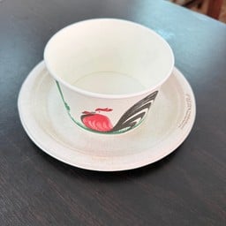 (อุปกรณ์) ถ้วย+จานกระดาษ (อย่างละ1 ชิ้น)