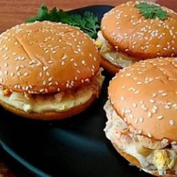 BOILED EGG BURGER ~ เบอร์เกอร์ไข่ต้ม