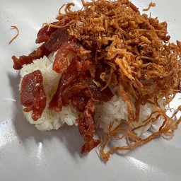 ข้าวเหนียวหมูฝอย+หมูสวรรค์