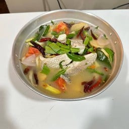 ต้มยำปลากะพงหม้อไป น้ำใส &น้ำข้น