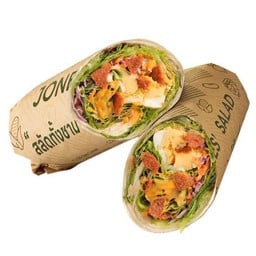 แรปเบคอนไข่ชีส