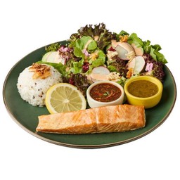 สเต๊กปลาแซลมอน อ่าวไทย