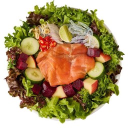 สลัดยำแซลมอนแซ่บ