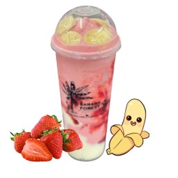 สตอเบอรี่ กล้วยหอมโยเกิร์ต