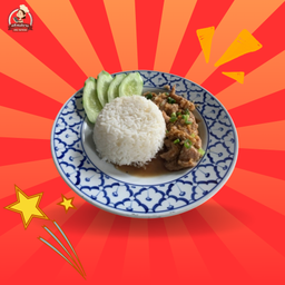 ข้าวหมูกระเทียม