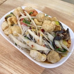 ตำซั่วแคปหมู