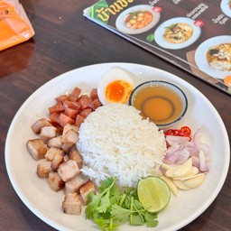 อร่อยโคตร ข้าวหมูหมู กระเพราะคลุกคอหมูทอด-บางขุนเทียน14