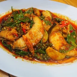 ปลาคังผัดฉ่า