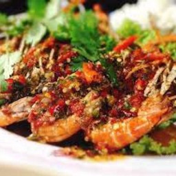 กุ้งแม่น้ำสามรส.