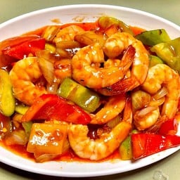 กับ/กุ้งผัดเปรี้ยวหวาน