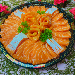 Salon sashimi ชุดใหญ่ + ท้องปลาแซลมอน