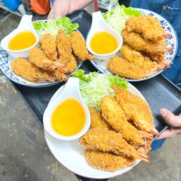 กุ้งชุบแป้งทอด