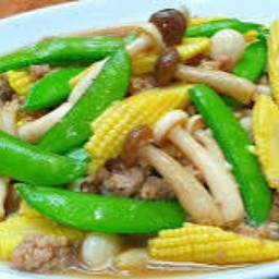 ผัดผักรวมน้ำมันหอย.