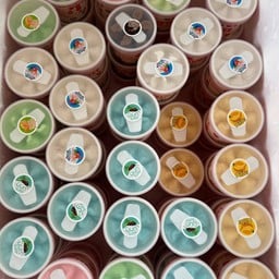 ไอติมกะทิกระปุกขนาด 5 ออนซ์ คละรส 30 กระปุก พร้อมโฟม