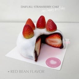 Cake Daifuku Strawberry Redbean