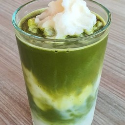 Uji Matcha Oatmilk Snow  อูจิมัทฉะนมข้าวโอ๊ตปั่น