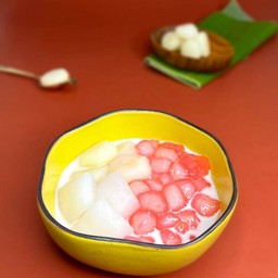 ทับทิม มะพร้าว แห้ว (กะทิสด)