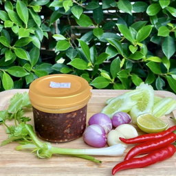 น้ำพริกตาแดง+ผักลวก