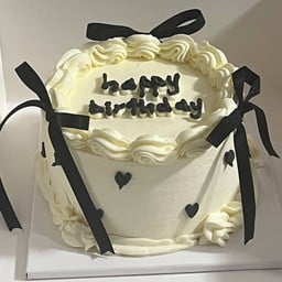 เค้ก 0.5 โบว์ดำ บัตเตอร์เนยแท้