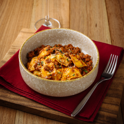 Handmade Cheese Ravioli Bolognese